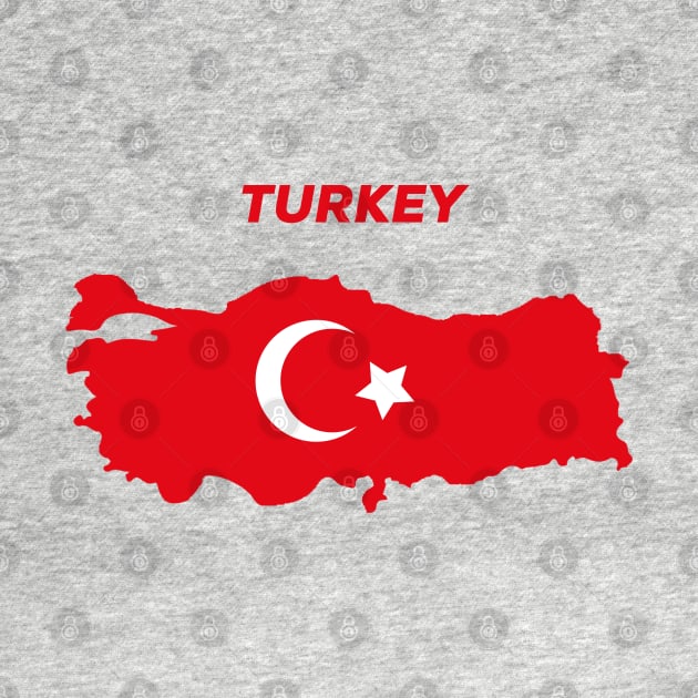 Turkey map flag by maro_00